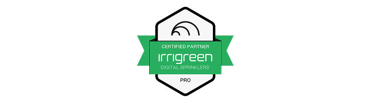 Irrigreen pro level certified partner badge