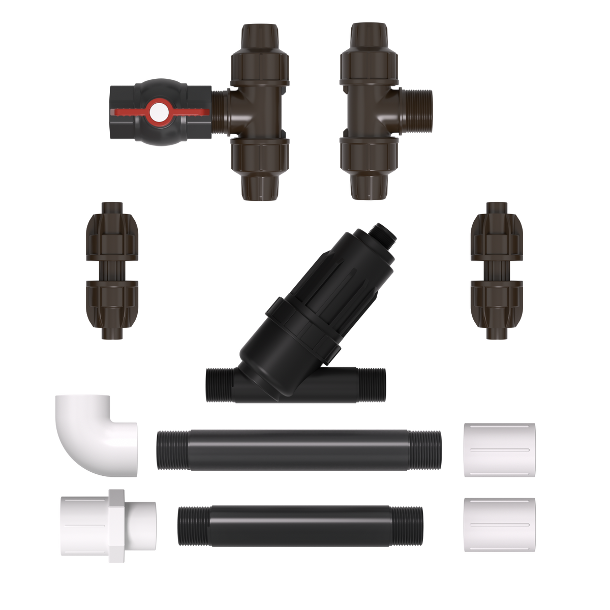 Irrigreen Drip Tube Connection Kit - Connect Drip Lines to Any System